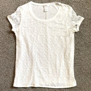 White Lace Top